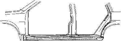 VAN WEZEL 5834103 -  Накладка порога